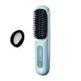 thumbnail image 4 of Horivan 2 Counts Portable Straightener Brush Rechargeable Hair Styling Tool with 3 Temperature Settings for All Hair Types Fast Heating Wireless Travel Friendly Salon Smooth Results, 4 of 6