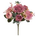 thumbnail image 1 of Artificial Peony Flower Elegant: Realistic Silk Peony Stem Table Centerpiece, 1 of 9
