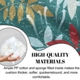 thumbnail image 4 of SDJPOI Outdoor Swing Cushions, Porch Swing Cushions 2-3 Seater Replacement with Backrest, Waterproof Thicken 4" Bench Cushion with Ties for Patio Porch Lawn and Garden, 4 of 8