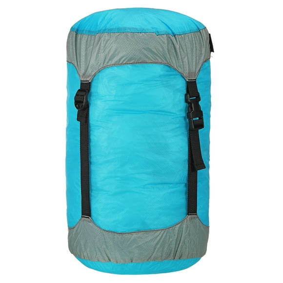 Unique Bargains Compression Stuff Sack, 10L S Size Waterproof Sleeping Bag Storage Sack Blue