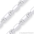 thumbnail image 2 of 3.5mm Heshe Link Bar Chain Bracelet in .925 Italy Sterling Silver, 2 of 2