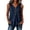 Dark Blue, variant on Summer Casual Button Front Tank Camisole Sleeveless Vest Top Solid Blouse Fitted Cropped Shirt Baggy Workout Tops Women Wardrobe Women Tops Push up Top Beach Saying Tops for Women 2 Pk Night Gowns 3