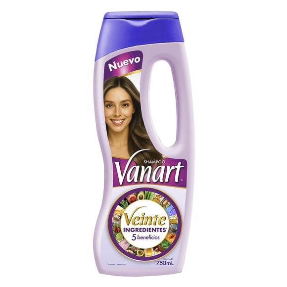 Shampoo Vanart 20 Ingredientes 750 ml