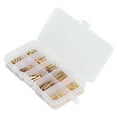 thumbnail image 1 of Kit Surtido De Tuercas De Tornillo De Separación De Latón M2, Herramientas De Hardware Exquisita Artesanía Para Fábrica Para Ingenieros Para Equipos Médicos Galvanizados ZAQW Brass Standoff Screw Nut Assortment Kit, 1 of 8