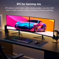 thumbnail image 4 of Monitor Para Juegos Z-Edge De 24 Pulgadas, 240 Hz, 165 Hz Fhd 1080P Mprt 1 Ms Monitor Ips Para Juegos 350 Nits 16,7 Millones De Colores 99% Srgb Ug24Pj Bisel Sin Marco Dp X1 Hdmi X1 (Negro), 4 of 5