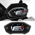 thumbnail image 3 of Indicador de velocímetro digital LCD para motocicleta Universal DC 12V Rango de visualización de velocidad 0‐199 km / H Macarena Odómetro de motocicleta, 3 of 8