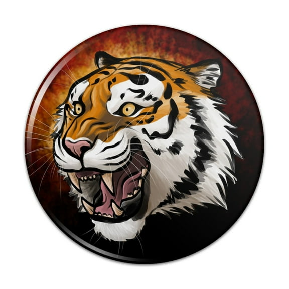 Fierce Tiger Pinback Button Pin