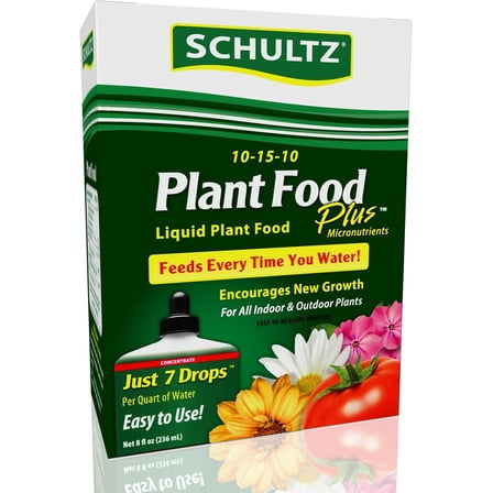 Schultz All Purpose Liquid Plant Food 10-15-10, 8 oz