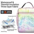 thumbnail image 4 of Premium Insulated Tie dye Lunch Box for Men & - Reusable Lunch Bag with,Hour Temperature Retention, Compact & Lightweight Design for Office, Work, Picnic, Travel - Durable Lunch Tote for Adults., 4 of 5