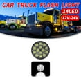 thumbnail image 3 of SPRING Noen Round LED Tail Light Car Light 16 LEDs ABS Material Bright + Flash White, 3 of 9