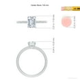 thumbnail image 5 of ANGARA IGI Certified Lab Grown 1.17 Ct Diamond Engagement Ring for Women in 14K White Gold (Size-7x5mm| Color-F-G| Clarity-VS) | April Birthstone, Anniversary, Jewelry Gift for Women | Diamond Ring, 5 of 8