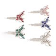 thumbnail image 2 of Broche De Diamantes De Imitación, Colores Surtidos, 5 Uds., Broche De Cristal Ahuecado Para Navidad, 2 of 8