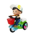 thumbnail image 3 of ZZkhGO Kids Stunt Tricycle Toy, 360° Rotating Music LED Light Car, Pull Back Automatic Wheelie Toy for Boys Girls, 3 of 6