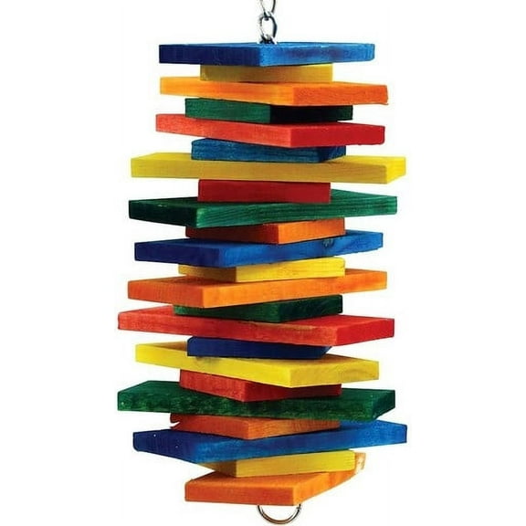 Zoo-Max Accordion Hanging Bird Toy [Bird Interactive Toys, Bird Supplies] 1 count