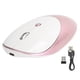 thumbnail image 1 of Ratón óptico portátil rosa con ajuste de DPI de 3 velocidades y receptor USB, perfecto para computadoras, 1 of 8