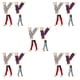 thumbnail image 2 of Jumpingount 1 par de calcetines latinos de moda para mujer, ropa de baile para Fitness para mujer, calcetines para caminar de punto de sección larga para Type1 NO1 Jumpingount CBP049012, 2 of 4