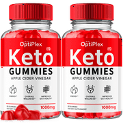 Optiplex Keto Gummies Maximum Strength ACV Vitamin Supplement 2 Pack