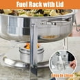 thumbnail image 4 of 6 Pack Chafing Fuel Holder,Stainless Steel Chafe Wick Fuel Holder with Safety Cover Canned Heat Box Holder for Chafing Dish,Buffet,Barbecue,Parties, 4 of 10