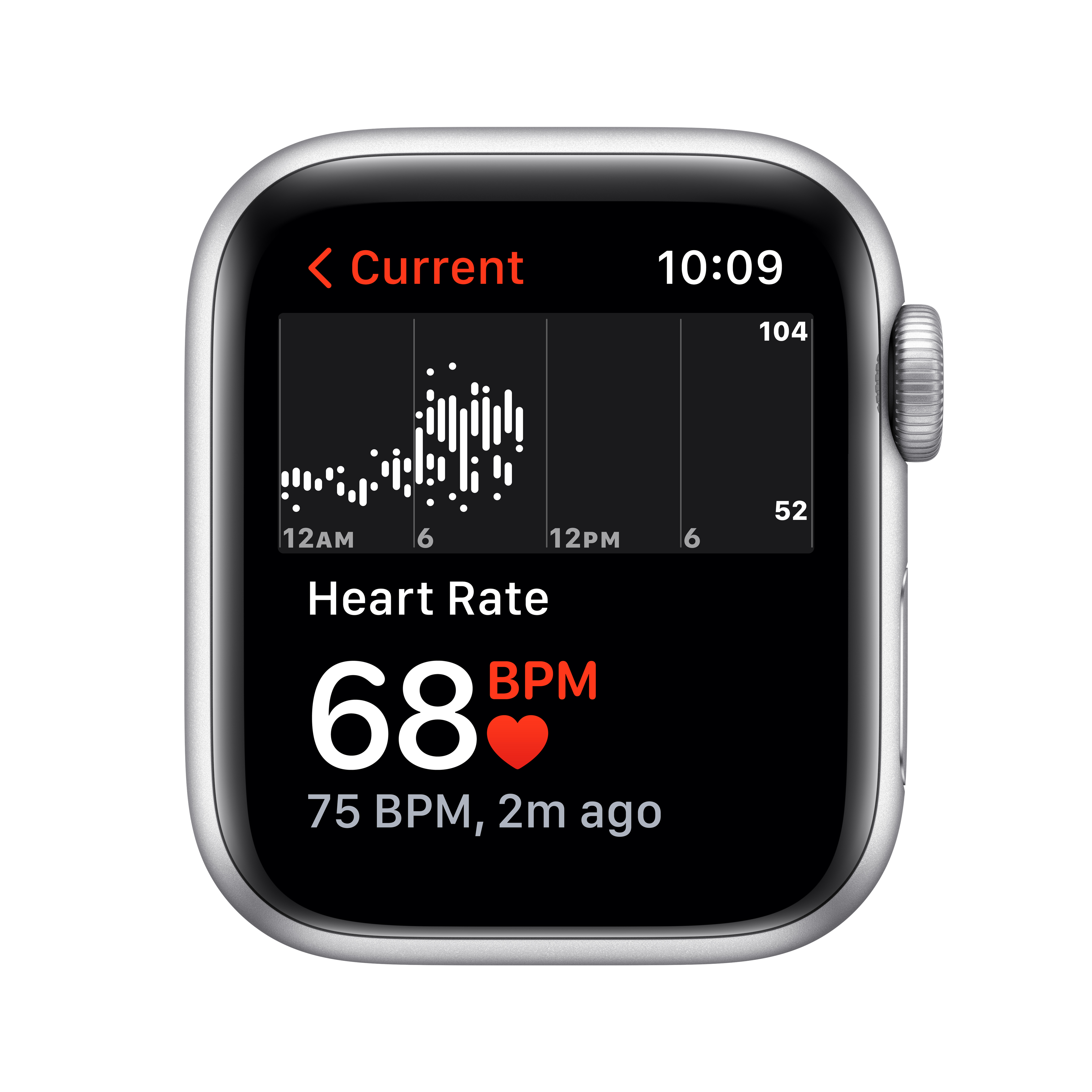 Apple Watch SE (1st Gen) GPS, 40mm Silver Aluminum Case with Abyss Blue Sport Band - Regular - image 4 of 9