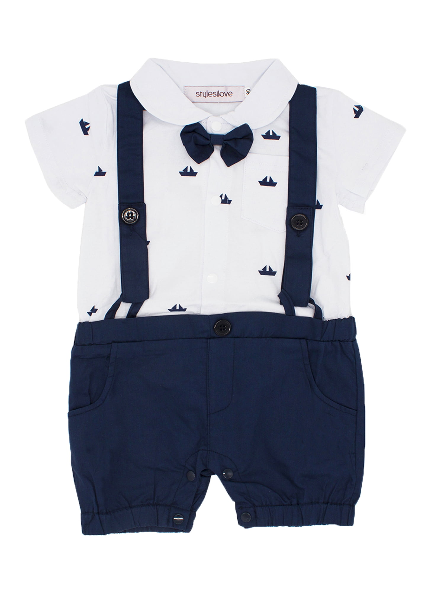 suspender dress baby boy