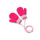thumbnail image 1 of Sonducket 1 par de manoplas para niños pequeños, manopla para exteriores, cubierta de mano Adorable para niños, cubiertas para dedos colgantes, guantes y mitones rosa + rosa roja, 1 of 6