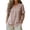 Z150 Khaki, variant on Striped Henley Shirts for Women V Neck Short Sleeve Button Down Blouses Breathable Lightweight Fashion Tunic Vacation office Daily Summer Linen Tops Pink,XL