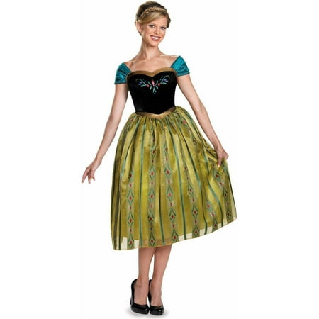 Frozen Anna Coronation Deluxe Women's Adult Halloween Costume