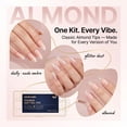 thumbnail image 6 of Morovan 240Pcs Almond Nail Tips with Quick-Dry Glue, Cuticle Pusher, Nail Files & Manicure Tools,Complete DIY Acrylic Nails Set for Home Salon, 6 of 9
