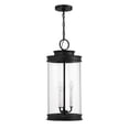 thumbnail image 2 of Englewood 3-Light Outdoor Hanging Lantern in Matte Black, 2 of 5