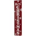 thumbnail image 3 of Northlight 36" Red and White "Merry Christmas" and Snowflake Porch Board Sign Decoration, 3 of 6