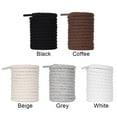 thumbnail image 2 of Fashion Board Shoes Shoestrings Drawstring Sneakers Laces Round Shoe Laces Linen Cotton ShoeLaces Bright Strings BEIGE 180CM, 2 of 8