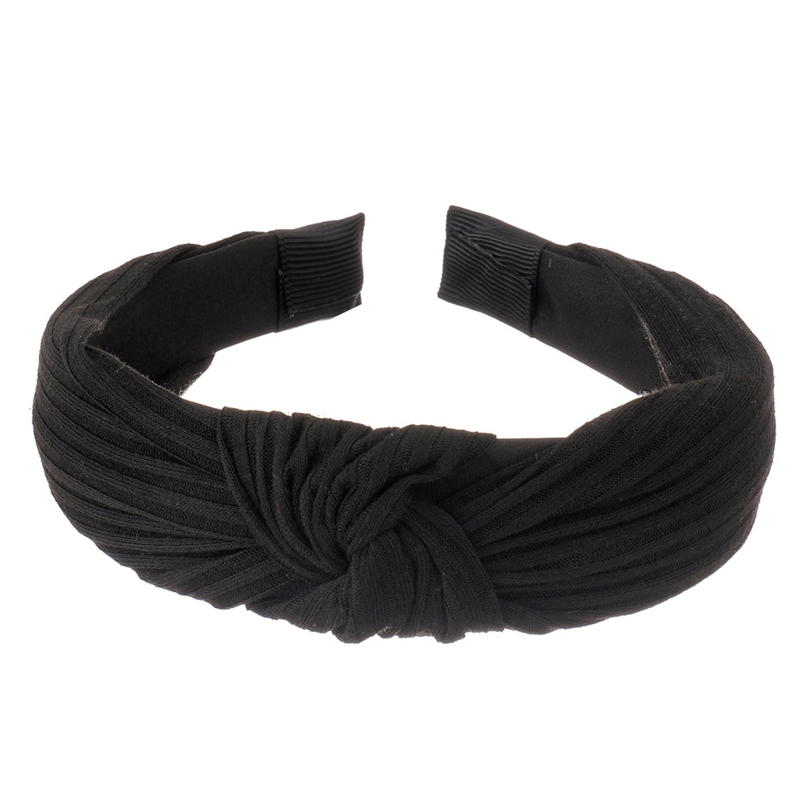 women's headband Headband for hair geometries headband with central knot Bauhaus geometric pattern black and white