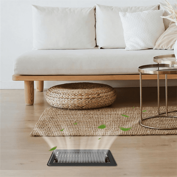 2pcs Floor Register 4x10Inch,Heavy Duty Floor Vents,Heat Air Vent Covers,Floor Vent Covers for Heater Floor Register A