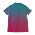 thumbnail image 4 of Agkizg Women's Collared Short Sleeve T Shirt Loose Fitting Slub Linen Casual Fashion Basic Top, 4 of 5