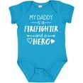 thumbnail image 3 of Inktastic My Daddy is a Firefighter and a Hero Boys or Girls Baby Bodysuit, 3 of 5