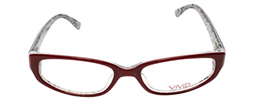 Calabria Vivid 725 Designer Reading Glasses in Wine-Zebra ; +3.00