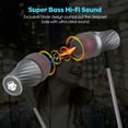 thumbnail image 4 of MINDBEAST Super Bass 90%-Noise Isolating Earbuds with Microphone and Case-Amazing Sound Effects and Game Experience for Women, Men, Kids-Headphone Jack Compatible with Apple, Samsung, Sony, Xbox, 4 of 7