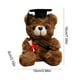 thumbnail image 3 of Muñeco con Birrete de Graduación de 18 Cm de Alto, Hecho de Peluche. Ideal Como Regalo de Graduación, Recuerdo de Celebración o Decoración para El Hogar., 3 of 6
