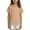 Khaki, variant on Cethrio Cotton Linen T-shirts for Girl, Pullover Summer Short Sleeve Crew Neck Girls Tops Pink Size 6