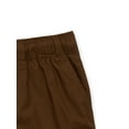 Wonder Nation Boys’ Soft Cotton Cargo Shorts, Sizes XSXXL & Husky