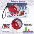 thumbnail image 4 of Bolso Mano Con Diamantes Forma Especial Cuero PU Navidad Papá Noel, 4 of 9