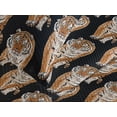 thumbnail image 3 of Ambesonne Animals Quilted Coverlet 3 Pcs, Wild Nature Tiger Pattern, Queen Size, Charcoal Grey Dark Yellow, 3 of 4