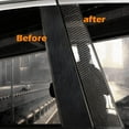 thumbnail image 3 of Detailing Wrap Tape, Black Carbon Fiber High Gloss Epoxy Vinyl For Car Decor And Protection, Scratch Resistant Waterproof Surface With Air-Release Adhesive, Interior Use Only, 3 of 5