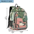 thumbnail image 2 of FORMRS School Backpack 17" Student Travel Bag with Laptop Compartment, Pink and White Cat, 2 of 7