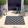 thumbnail image 2 of Dachshund Flannel Non Slip Door Rugs,Washable Door Mats Indoor,Decorative Door Mats,Dirt-Resistant and Absorbent Doormat for Entrance,Bedroom,Kitchen,Bathroom,23.5x16in(60x40cm), 2 of 5