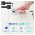 thumbnail image 2 of Finrprint Password Door Lock With Tuya Electronic Smart Lock Digital Door Security Biometric Handle Lock For Bedroom Apartment ,Smart and Convenient, 2 of 6
