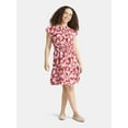 thumbnail image 2 of Time and Tru Women's Crewneck Mini Dress with Pockets, Sizes XS-3XL, 2 of 5