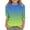 Green, variant on T Shirts for Teens Girls Crewneck Shirt for Boys 3/4 Length Sleeve Girls Tops Tie Dye Blouse Girls Girls Blouses Size 8-10