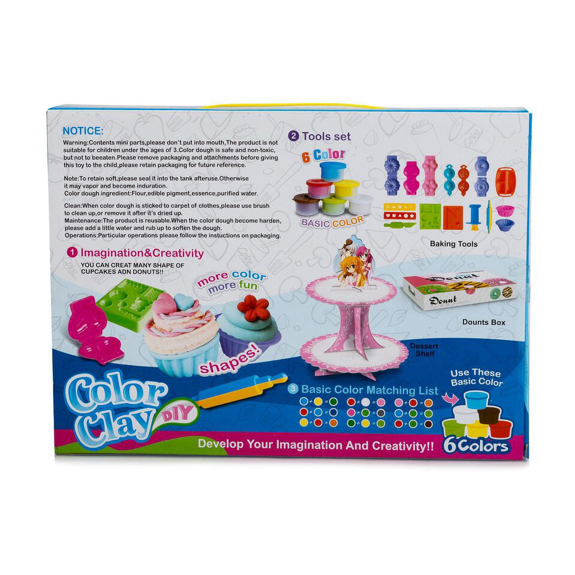 Baby Toys DIY Super Soft Clay for Kindergarten Creative Play - Walmart  Business Supplies