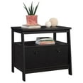 thumbnail image 2 of Sauder Trestle Engineered Wood Lateral File Cabinet in Raven Oak Finish, 2 of 11